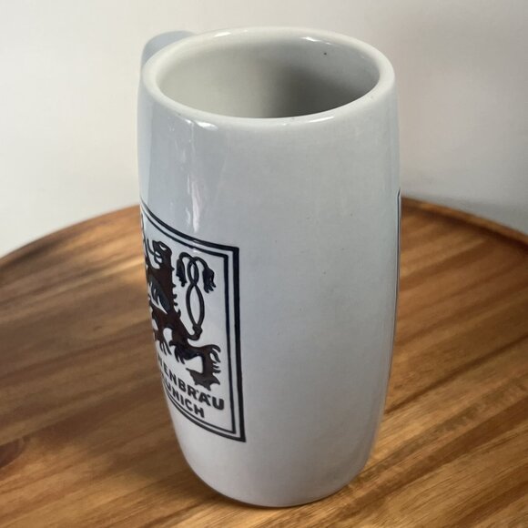 Vintage Lowenbrau Munich Cramarte 1970s German Beer Mug - Picture 2 of 11